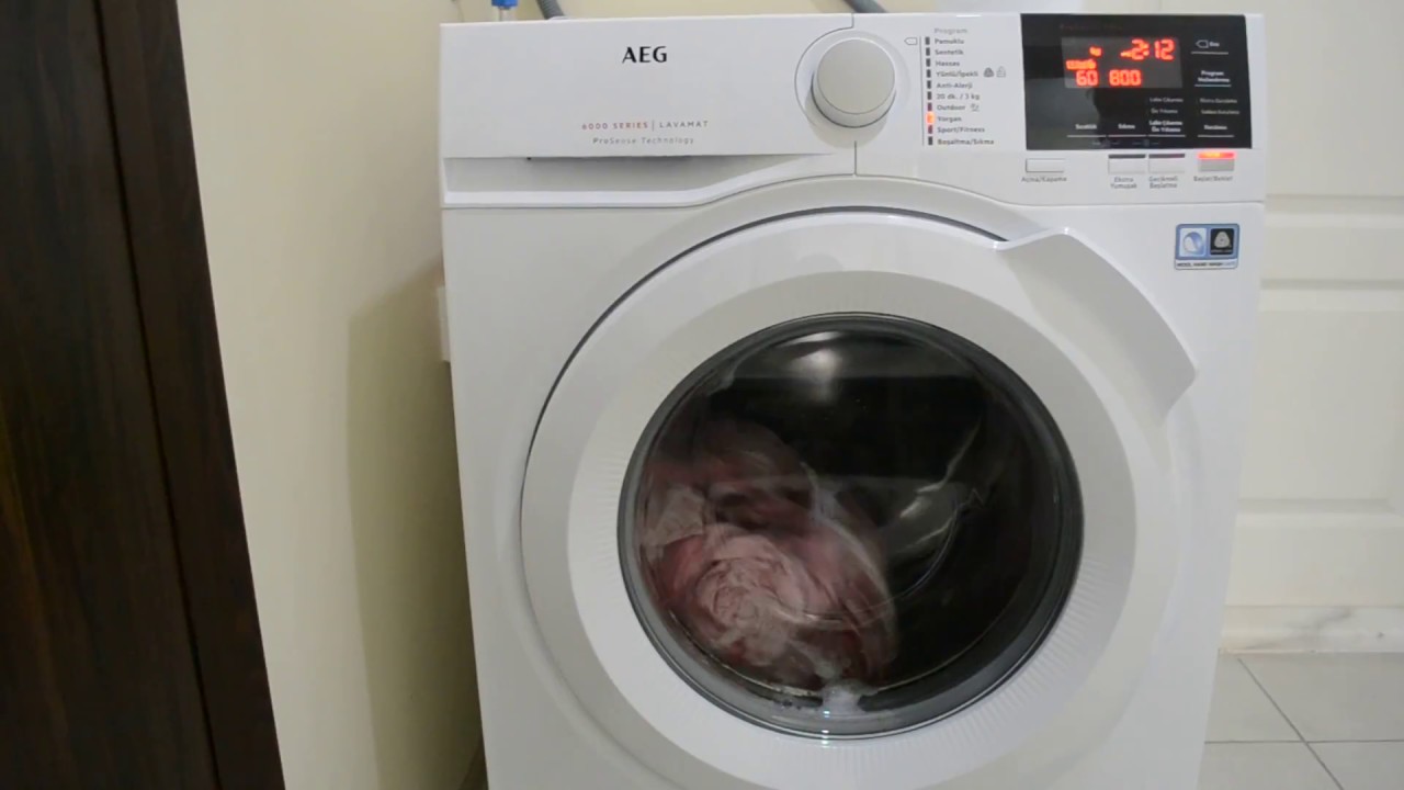 AEG Lavamat 6000 serisi LFX6G9451R A+++ 9 Kg 1400 Devir Çamaşır Makinesi Çalışma performansı