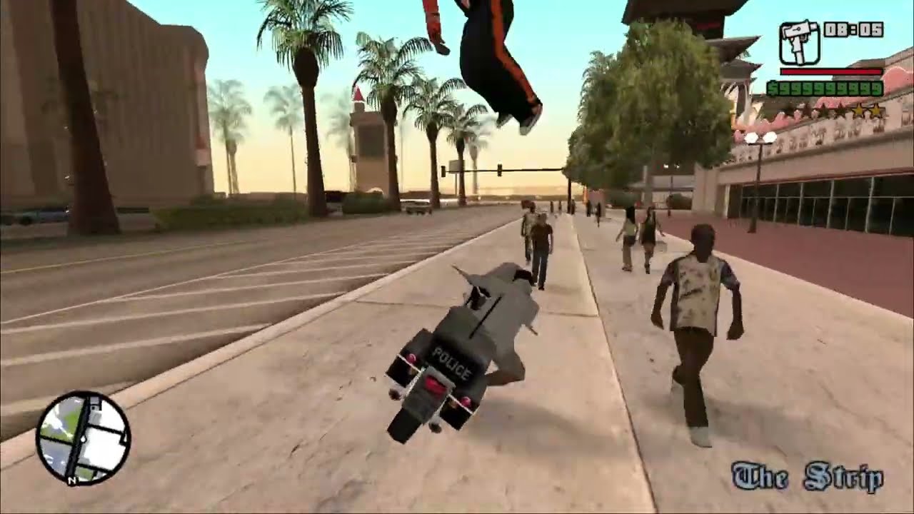 GTA San Andreas - CJ fights the military army