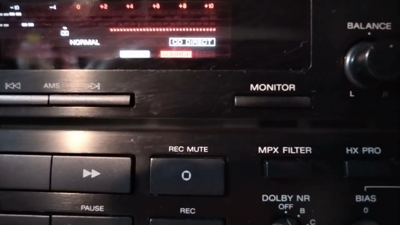 Sony tc-k222esA калибровка и запись