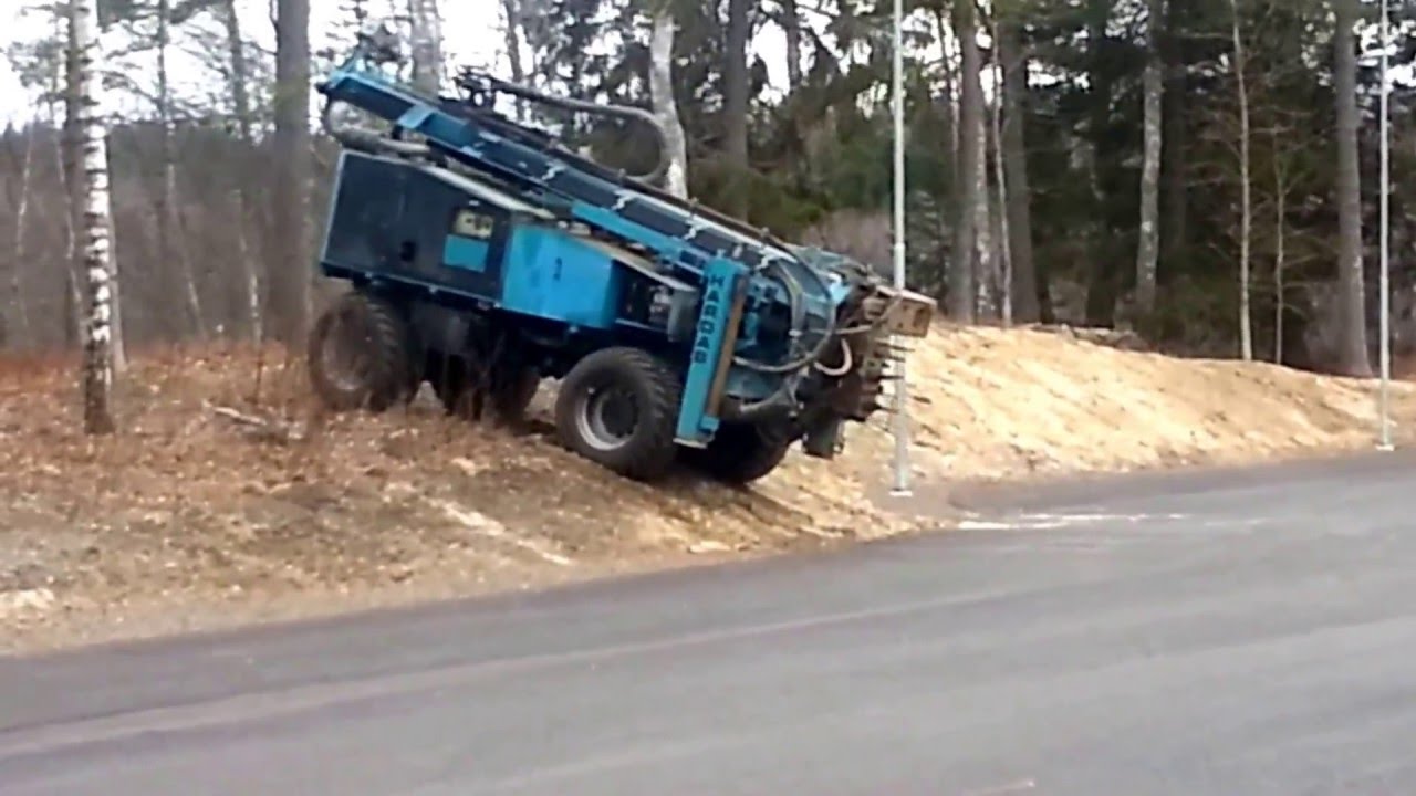 HARDAB 5000 HW - Drill Rig with wheels