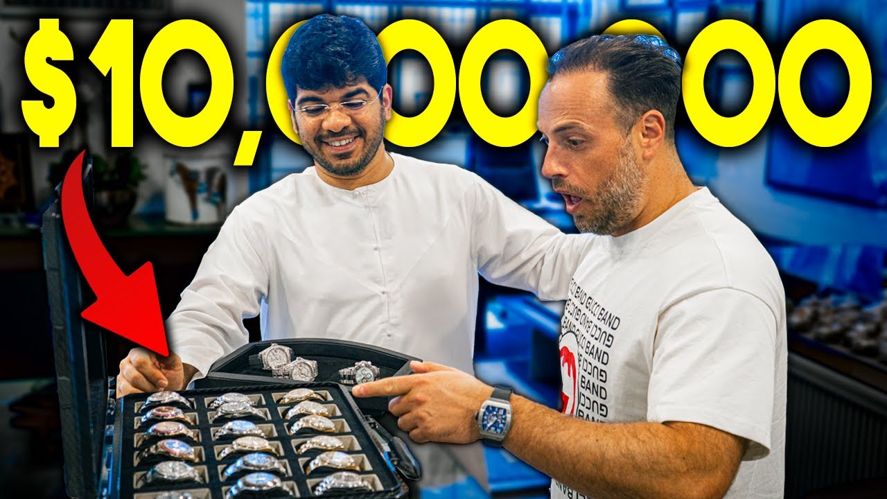 😱Inside the UNSEEN $10,000,000 Royal Rolex Collection at Luxury Souq Dubai