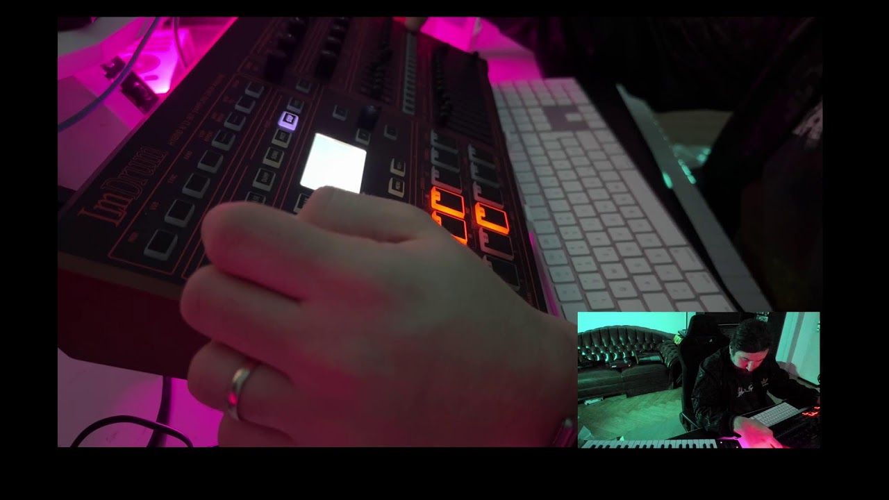 Behringer LM DRUM first late night live jam