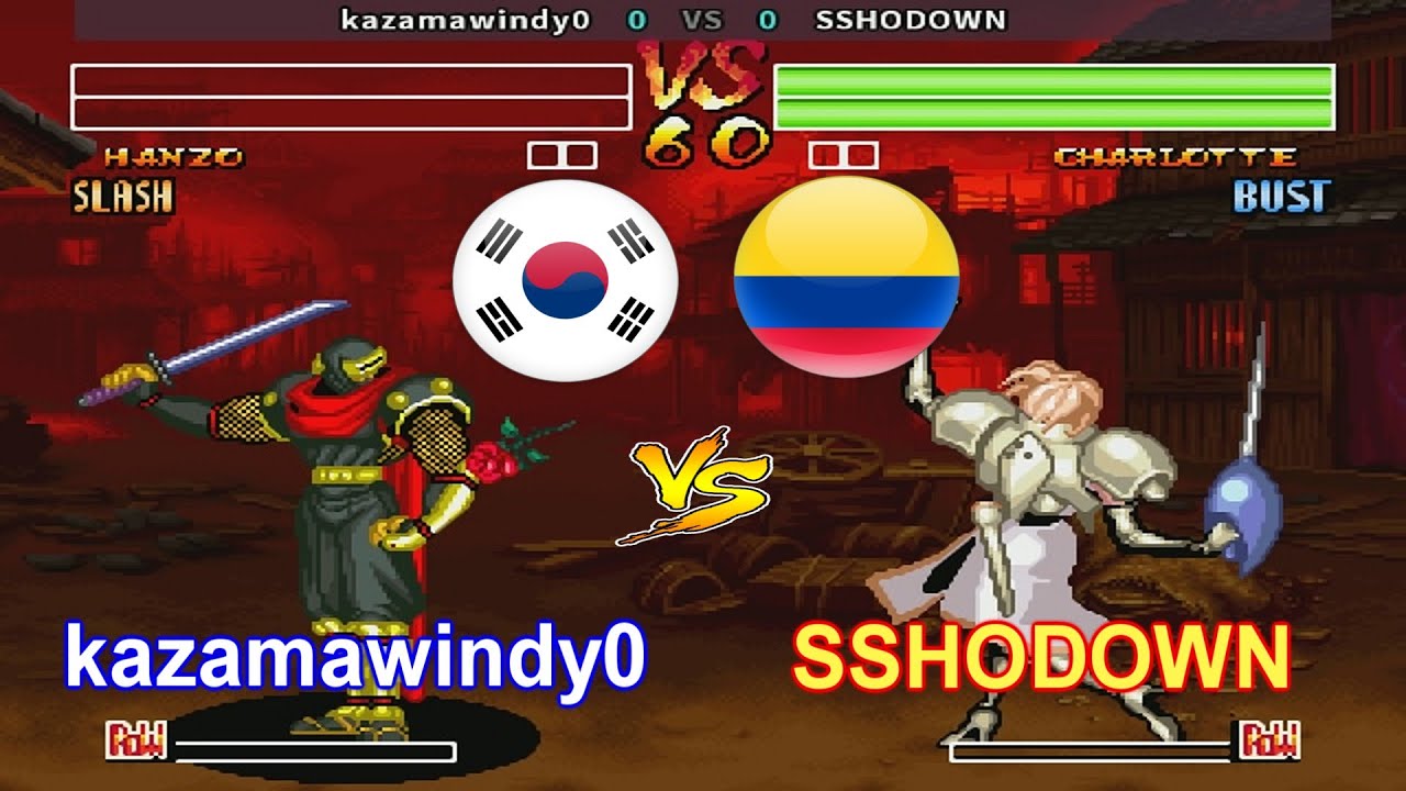 Samurai Shodown IV - kazamawindy0 vs SSHODOWN