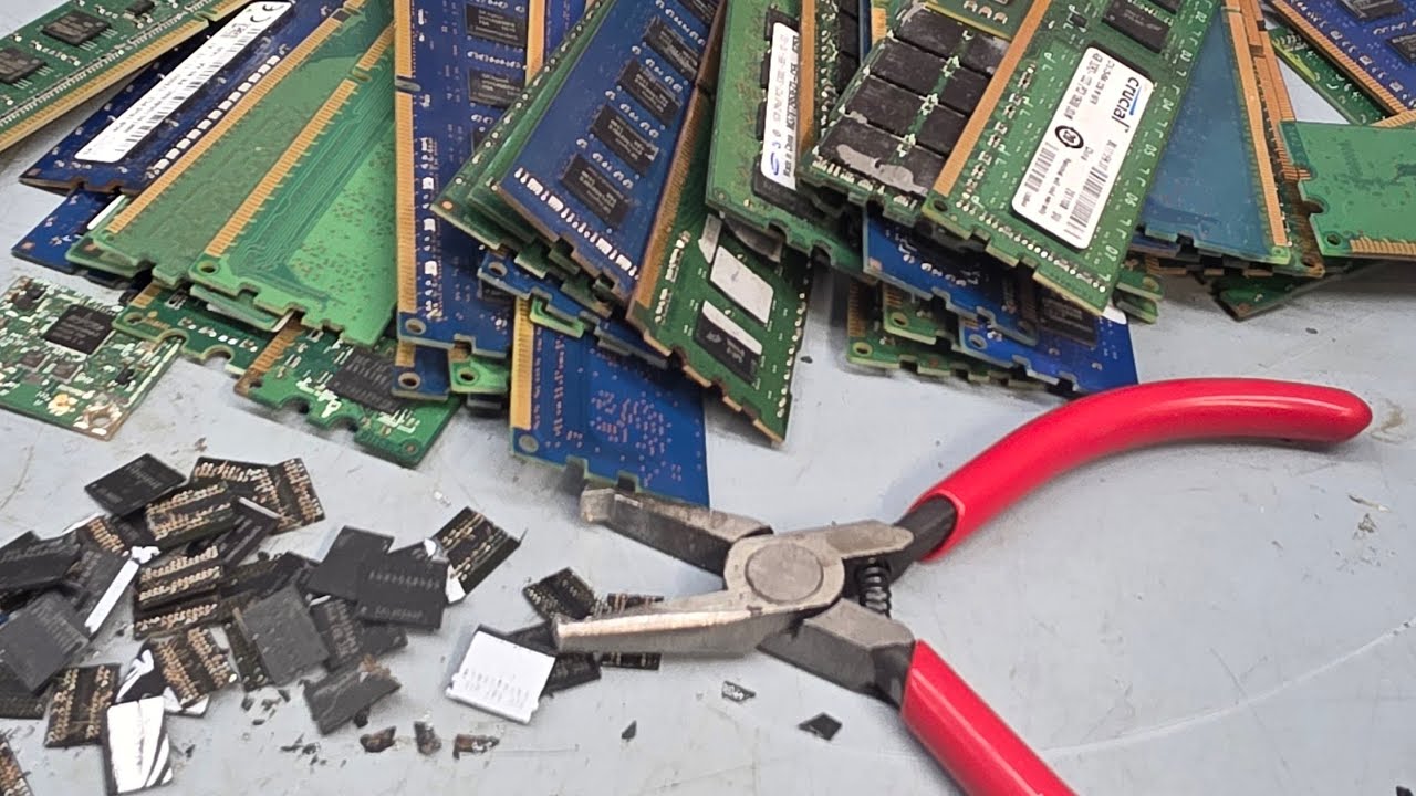 Let's talk about gold recovery from Ram sticks. 