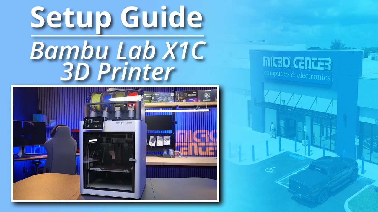 How to Unbox & Set Up A Bambu Lab X1 Carbon Combo 3D Printer