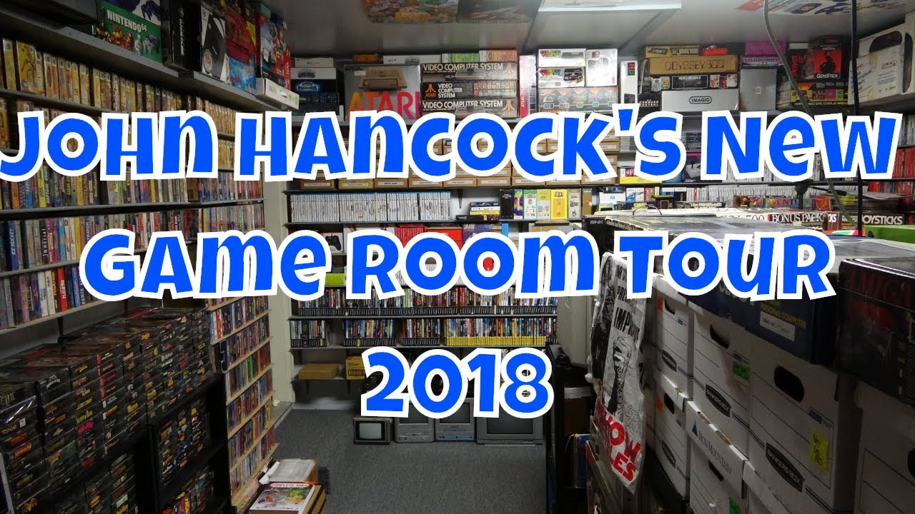 John Hancock's New Game Room Tour 2018