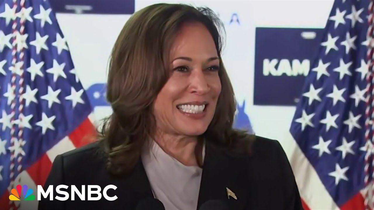 ‘Trump is going to have a real fight’: VP Harris speaks for the first time after Biden drops out