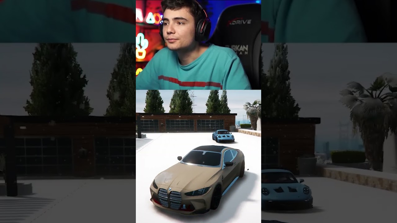 GTA 5 GER&Ccedil;EK HAYAT !!! - Fehmi kaza yapıyor 🤣 #shorts