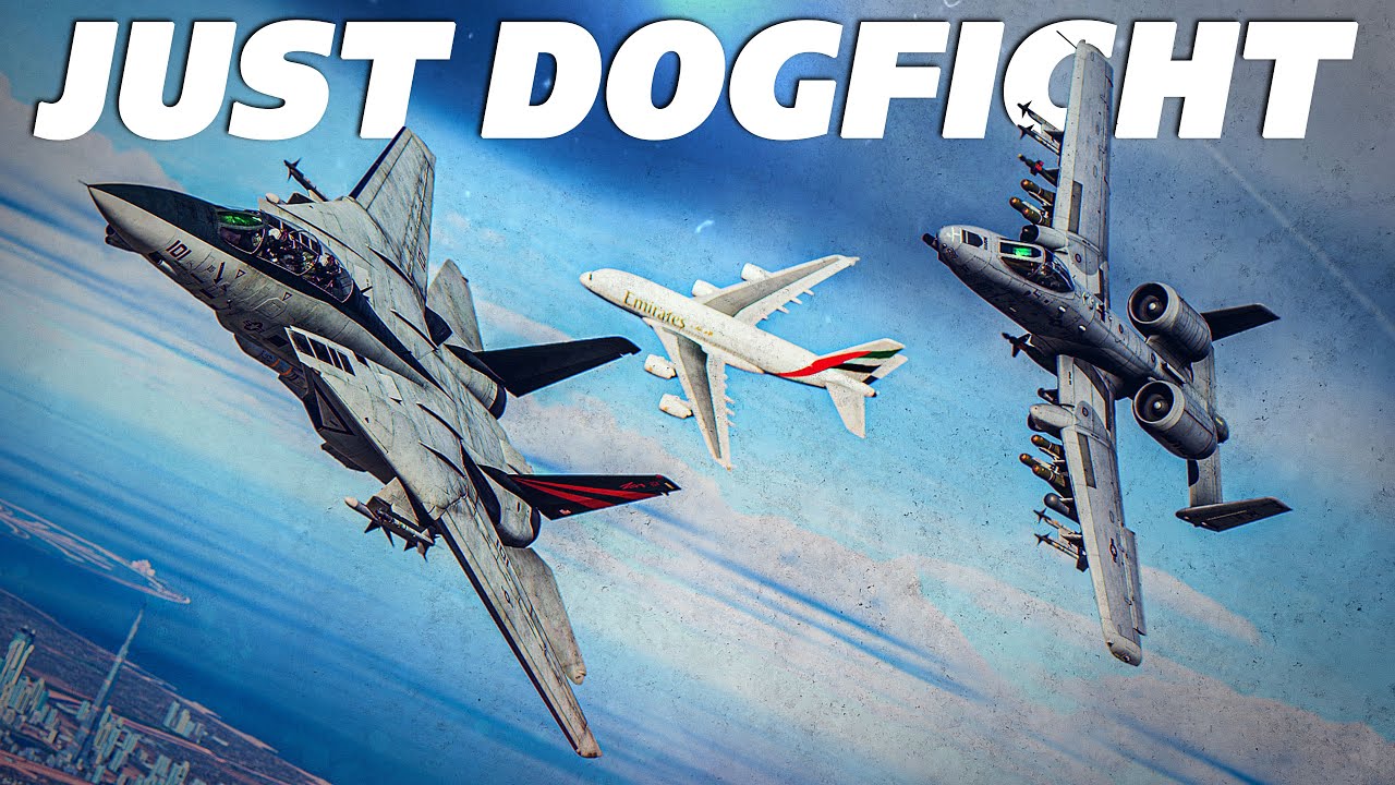 A-10 Warthog против F-14 Tomcat против F/A-18C Hornet против P-51 Mustang | Воздушный бой | Цифро...