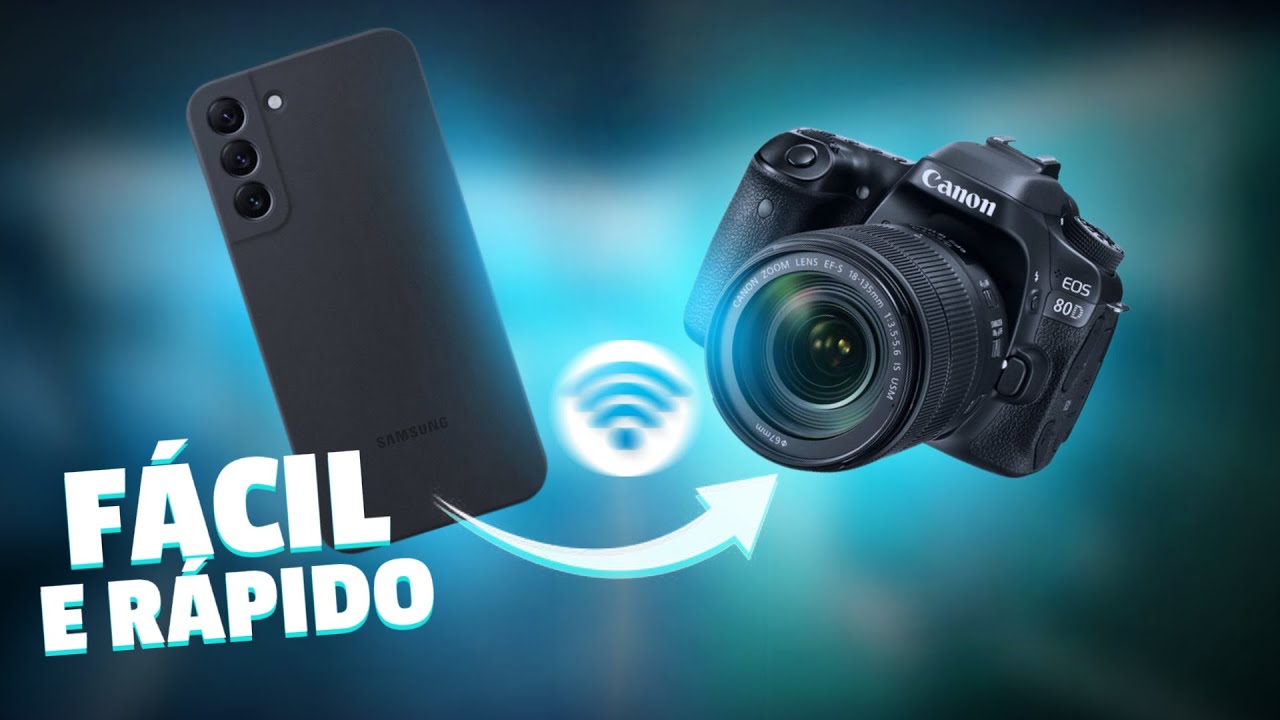Como conectar a canon 80d no celular?