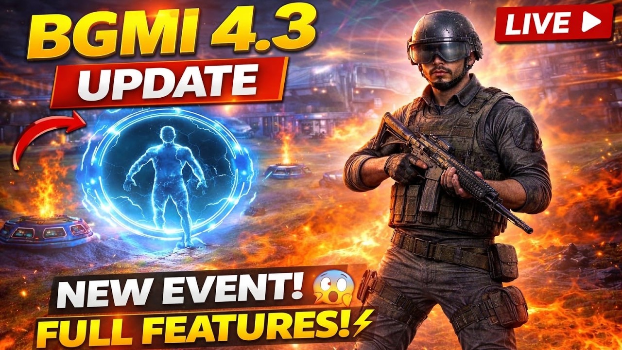 BGMI 4.3 UPDATE LIVE 🔴 1v4 CLUTCH + OP GAMEPLAY 😱 Samiul LiveX