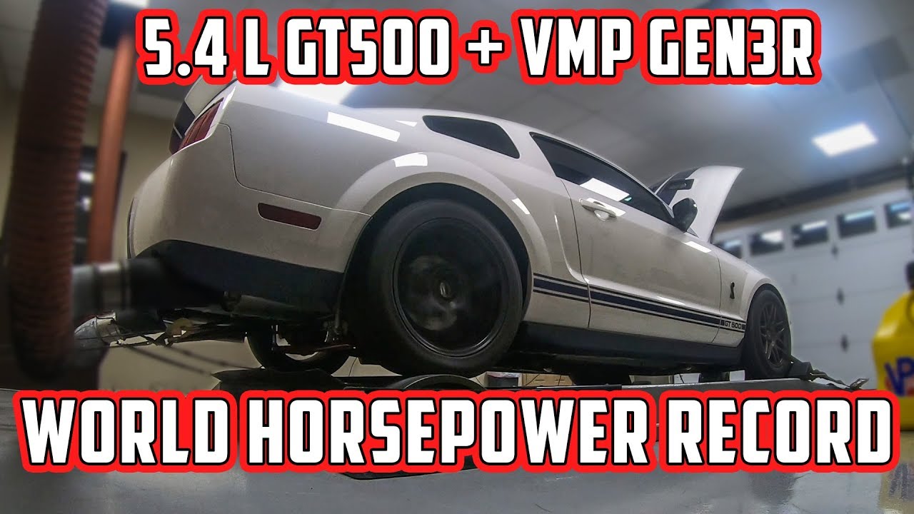 VMP Gen3R развивает огромную мощность на стандартном 5,4-литровом GT500