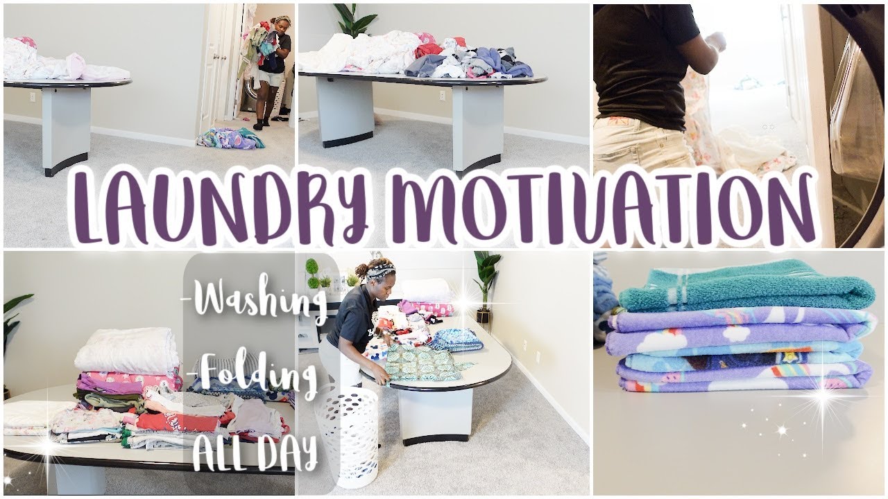 ALL DAY LAUNDRY MOTIVATION ALL DAY LAUNDRY || WHOLE DAY LAUNDRY MOTIVATION || LAUNDRY WITH ME
