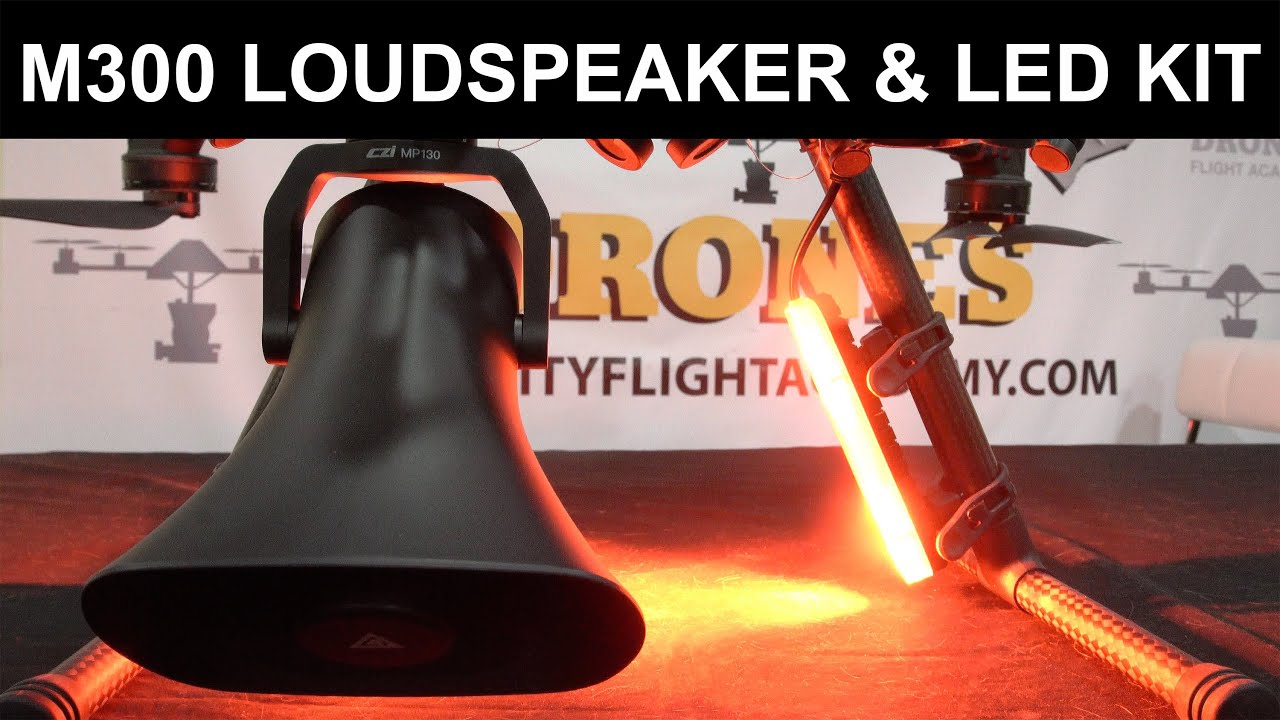 Matrice 300 Loudspeaker and LED Light Kit
