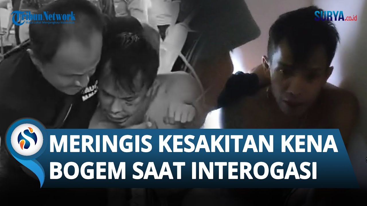 MERINGIS KESAKITAN! Indra si Pembunuh Nia BABAK BELUR Kena Bogem saat Diinterogasi: Jujur Bang!