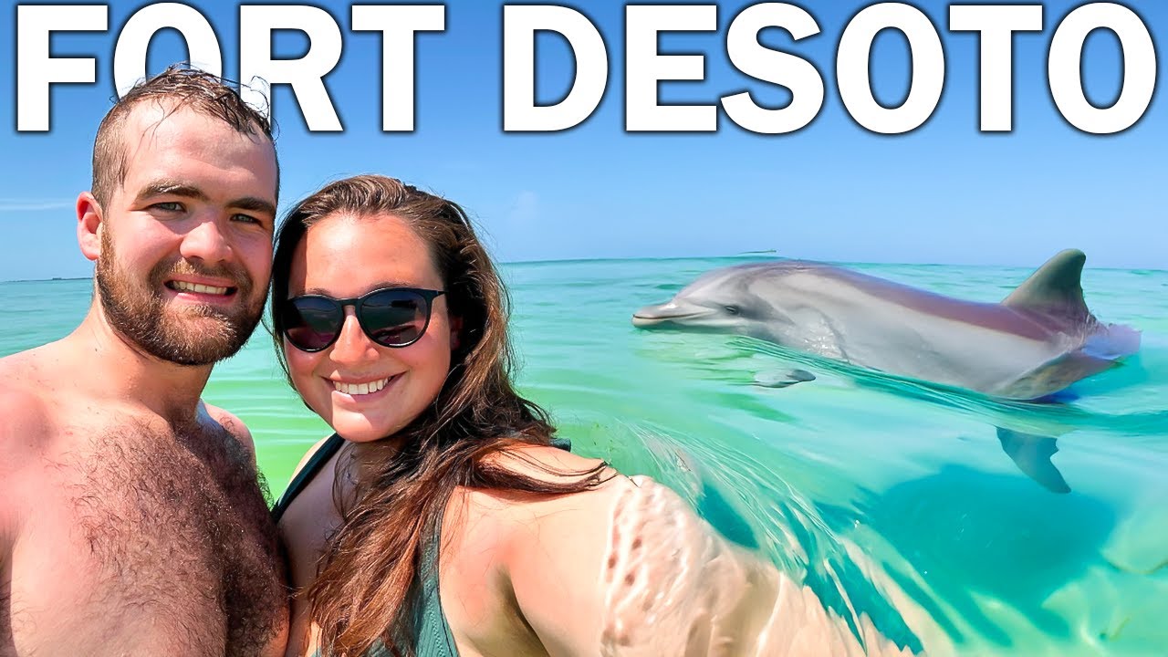 My Day at Fort DeSoto Beach! FISHING, DOLPHIN, PIER and MORE!