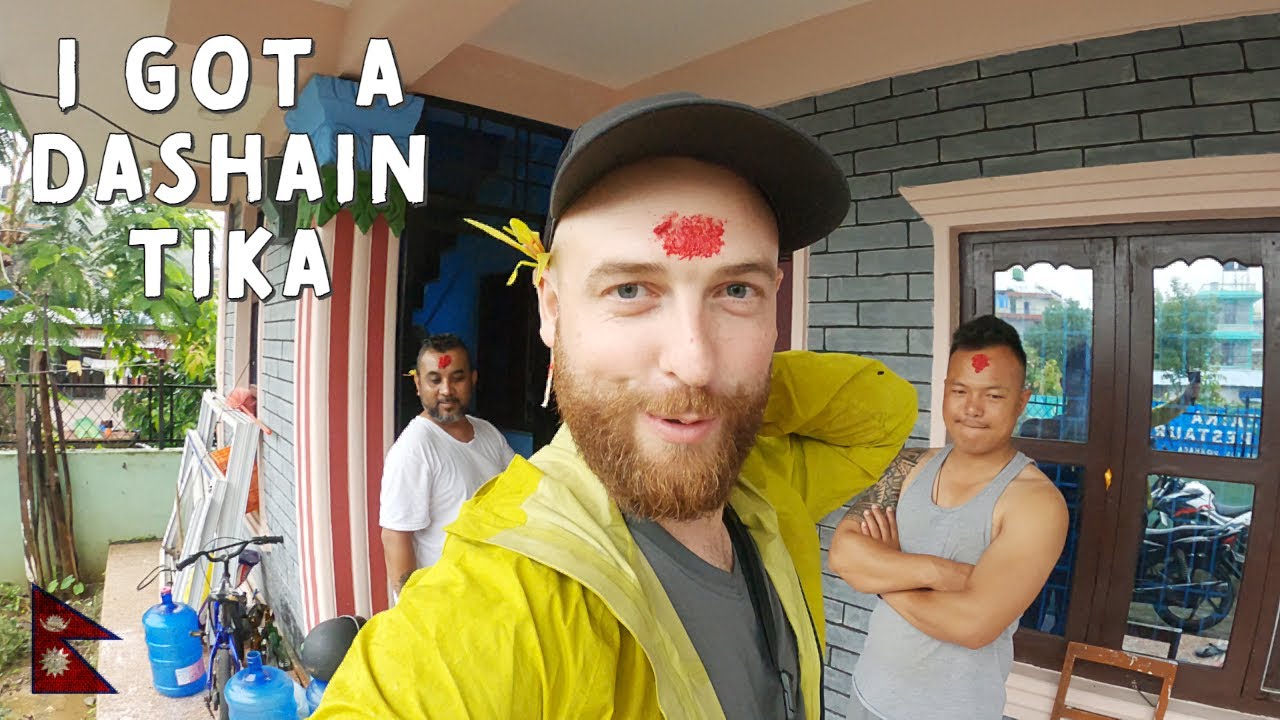 DASHAIN with local family in Pokhara, Nepal 🇳🇵