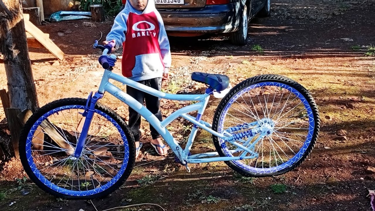 comecei a montar a nova bike rebaixada ! *projeto ta ficando incrível*
