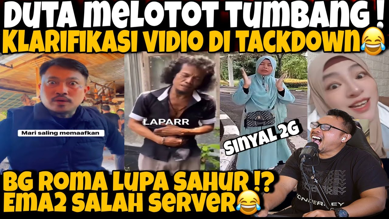 DUTA MELOTOT TUMBANG‼️GA KUAT DI RUJ4K NETIZEN-EMA2 SALAH SERVER JEBOLAN AKA DEMI BIKIN GEGER🤣