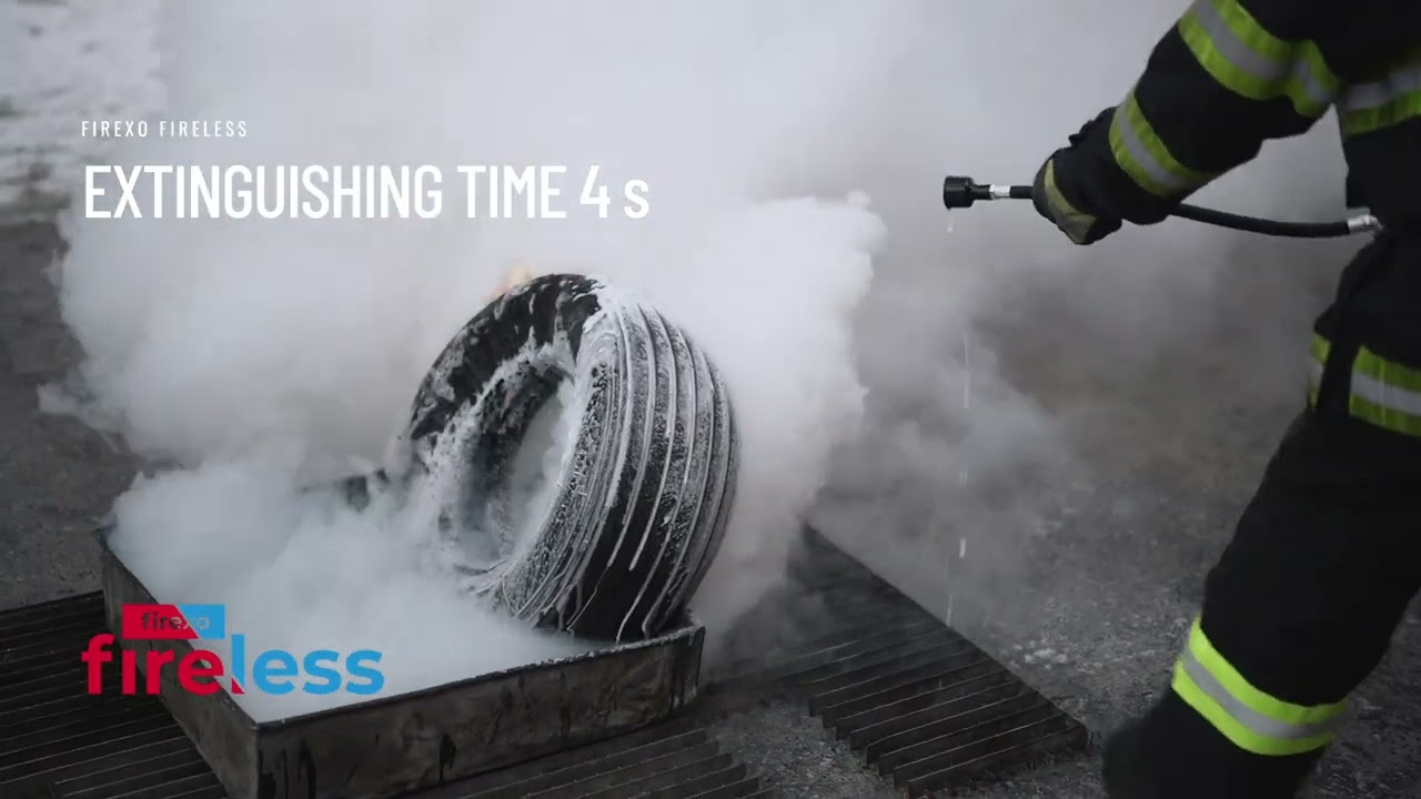 Aircraft tyre fire extinguishing | Firexo fx51 | EN