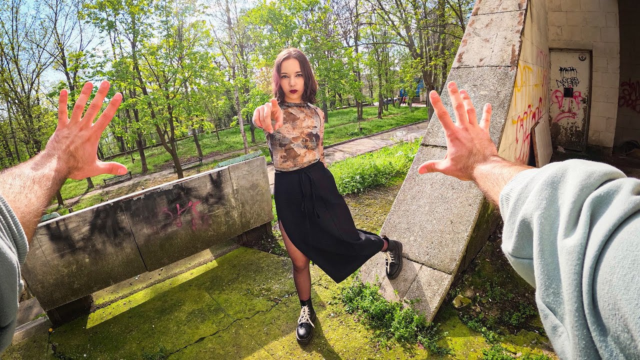 Убегая от прекрасной навязчивой девушки (Parkour Pov Chase)