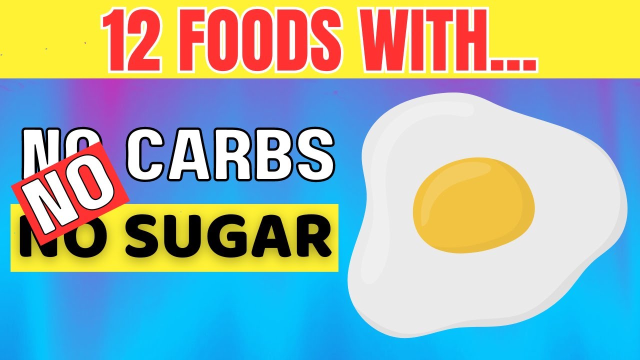 12 HEALTHIEST Foods With No Carbs & No Sugar [UNBELIEVABLE] | Longevity Deprocessed