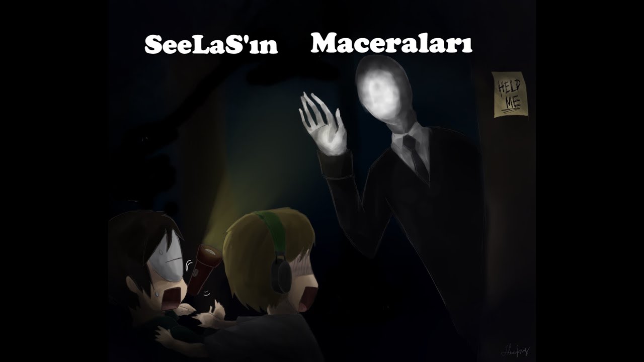 Roblox - SlenderMan Mod - İlk İzlenim - Duvardaki Slendarman &Ccedil;izimi
