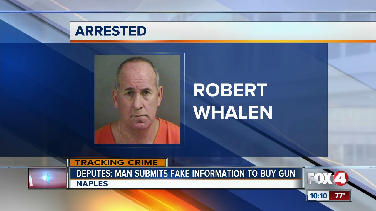 Deputies: Man Submits Fake Information to Buy Gun