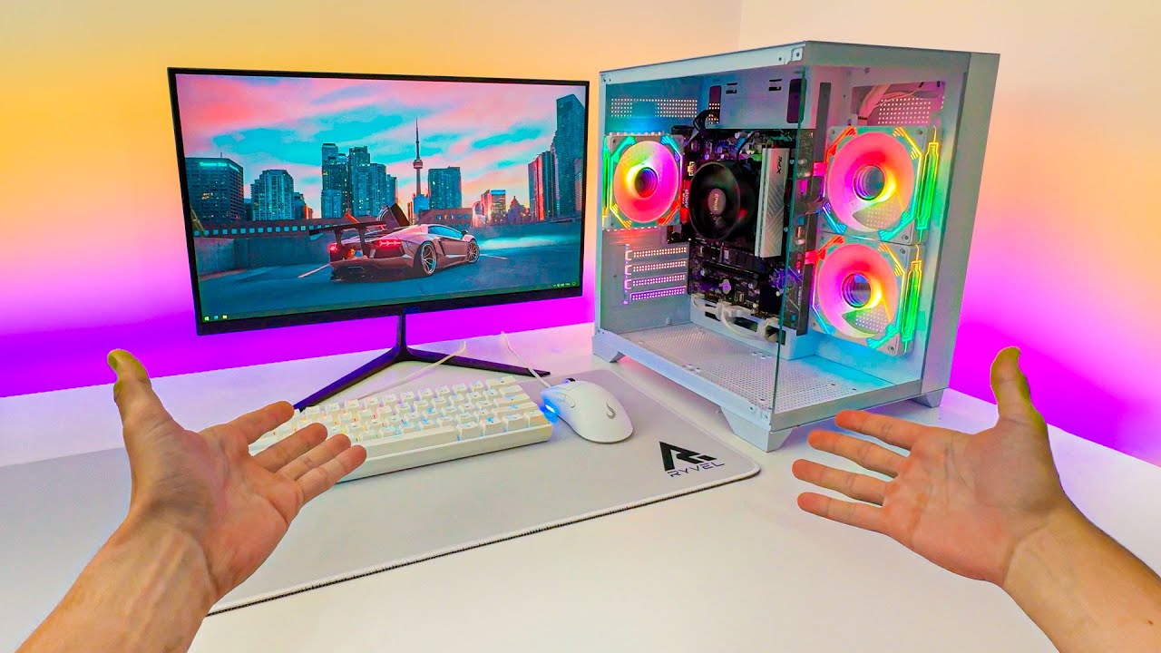 Comprei o PC GAMER mais BARATO que RODA TUDO