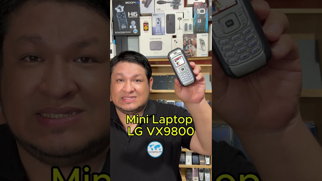El LG VX9800 es una mini laptop con función de celular, super completo en su época