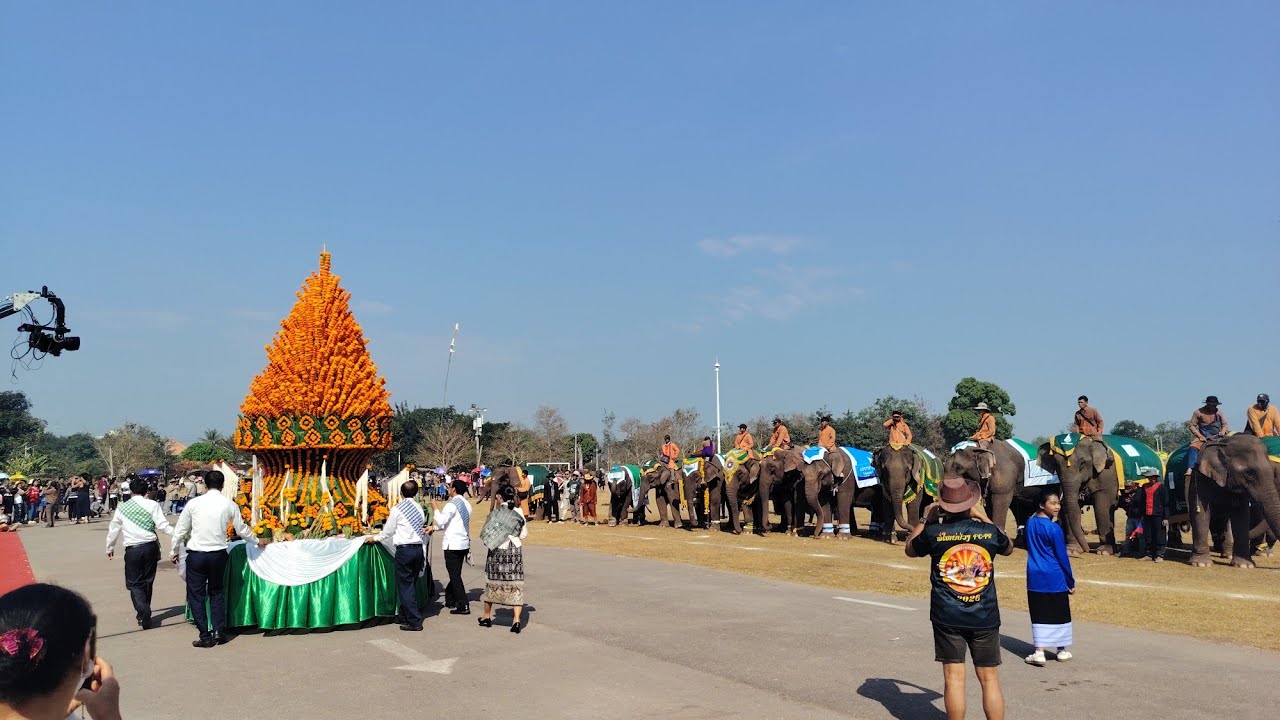 งานช้างไชยะบุลี​ สปปลาว