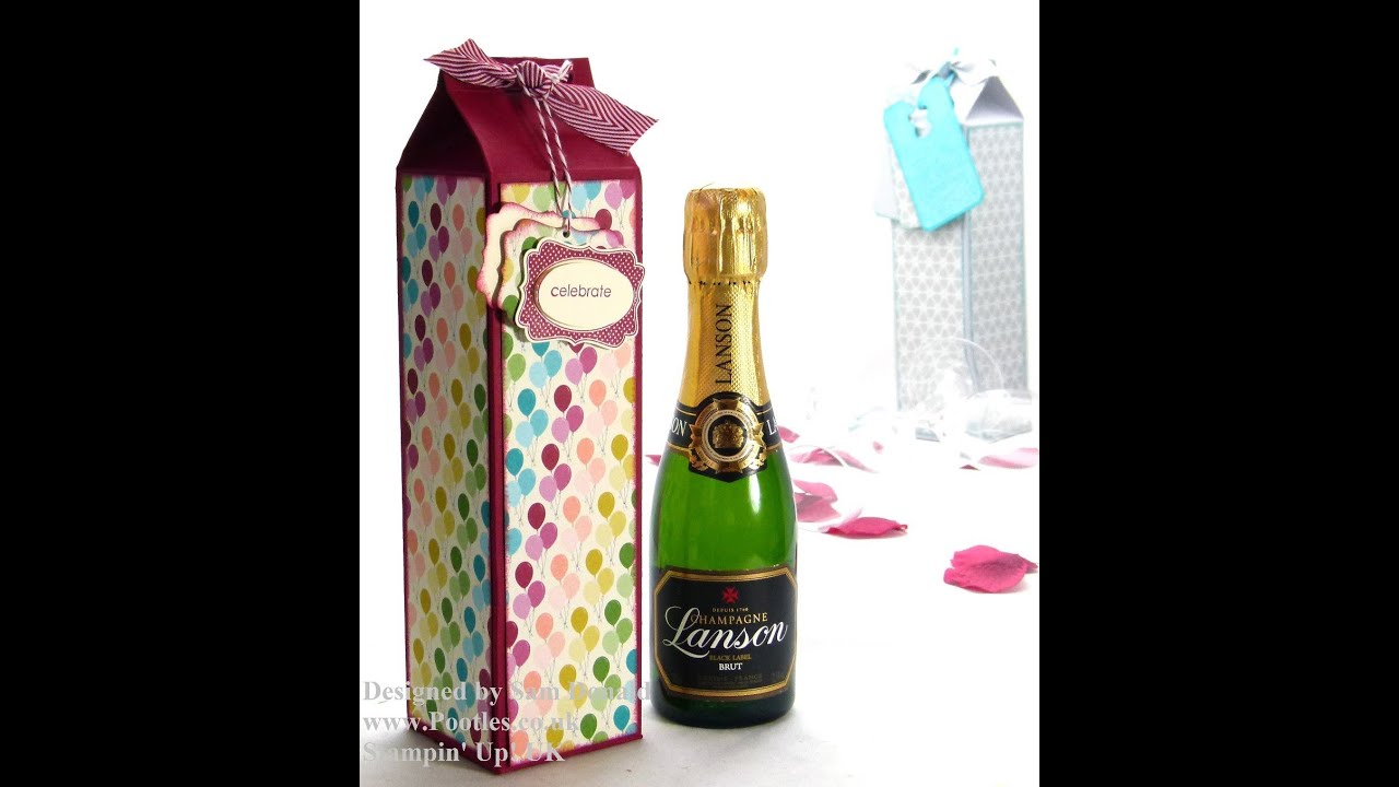 Stampin Up Champagne Box Tutorial