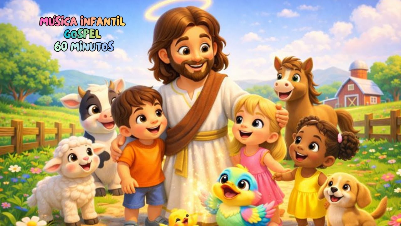 Jesus Abençoa Nosso Dia | Jesus Criou os Animais | Música Infantil Cristã | Gabi Gospel Kids