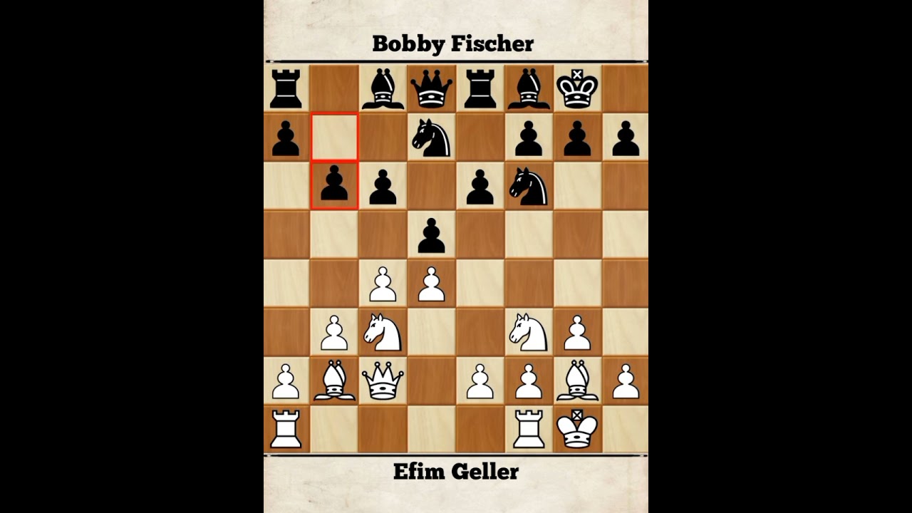 Efim Geller vs Bobby Fischer - Palma de Mallorca Interzonal, 1970