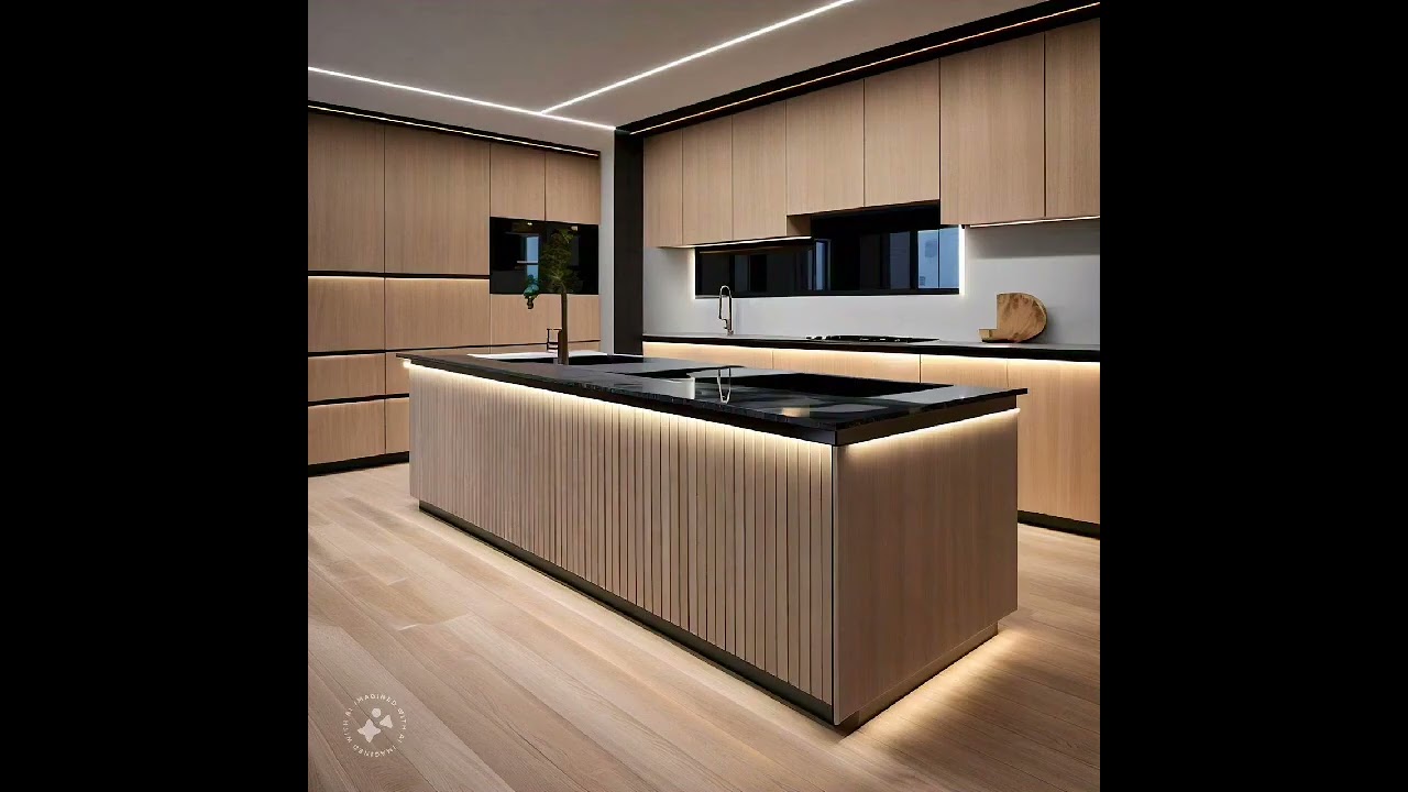 Kitchen Ideas | LED Strip lights for kitchen Cabinets | #led #ledlights #hiddenlight #kitchen