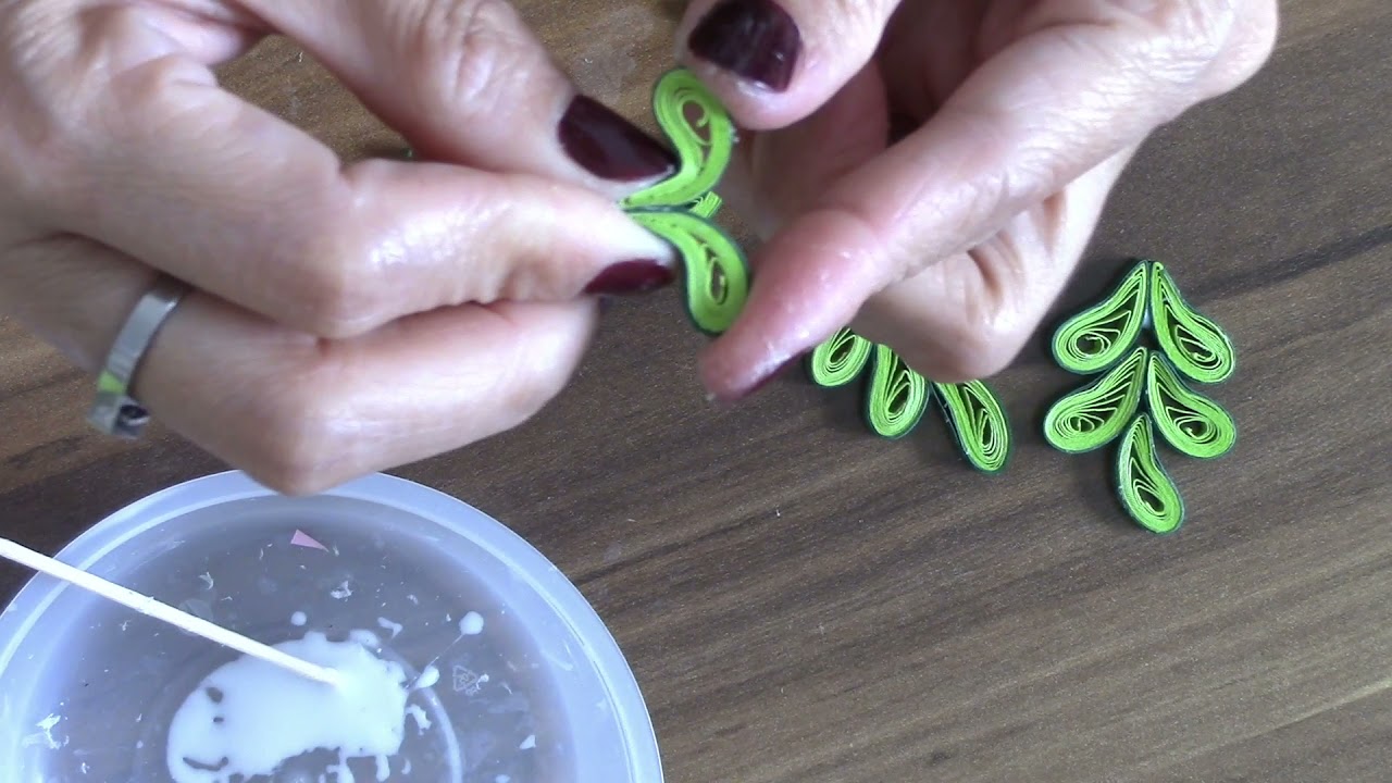 How to quill Leaves No.1 (for Daisy)