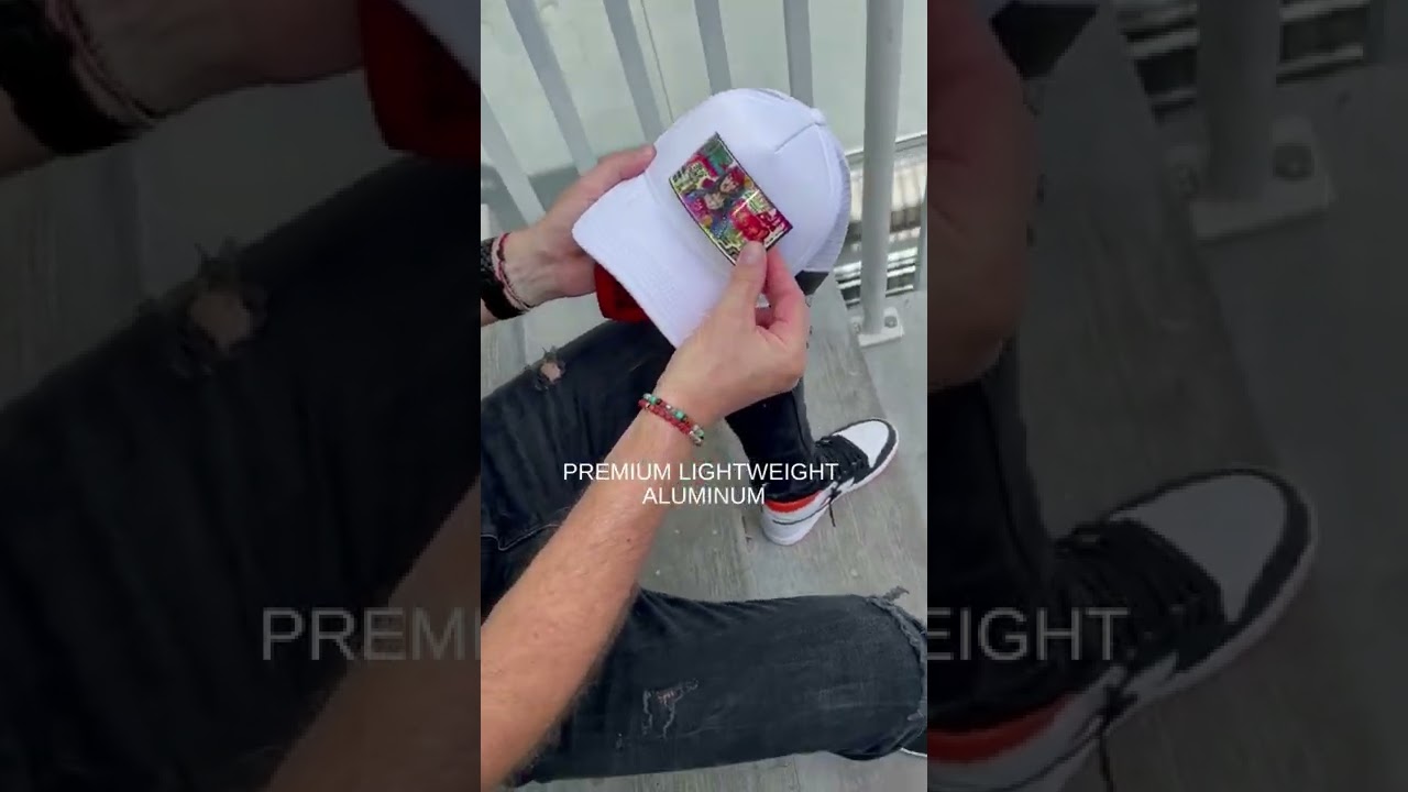 Partch Trucker Hat with unique Removable Art Partch Clip #partchfashion #partchclip #partch #hat