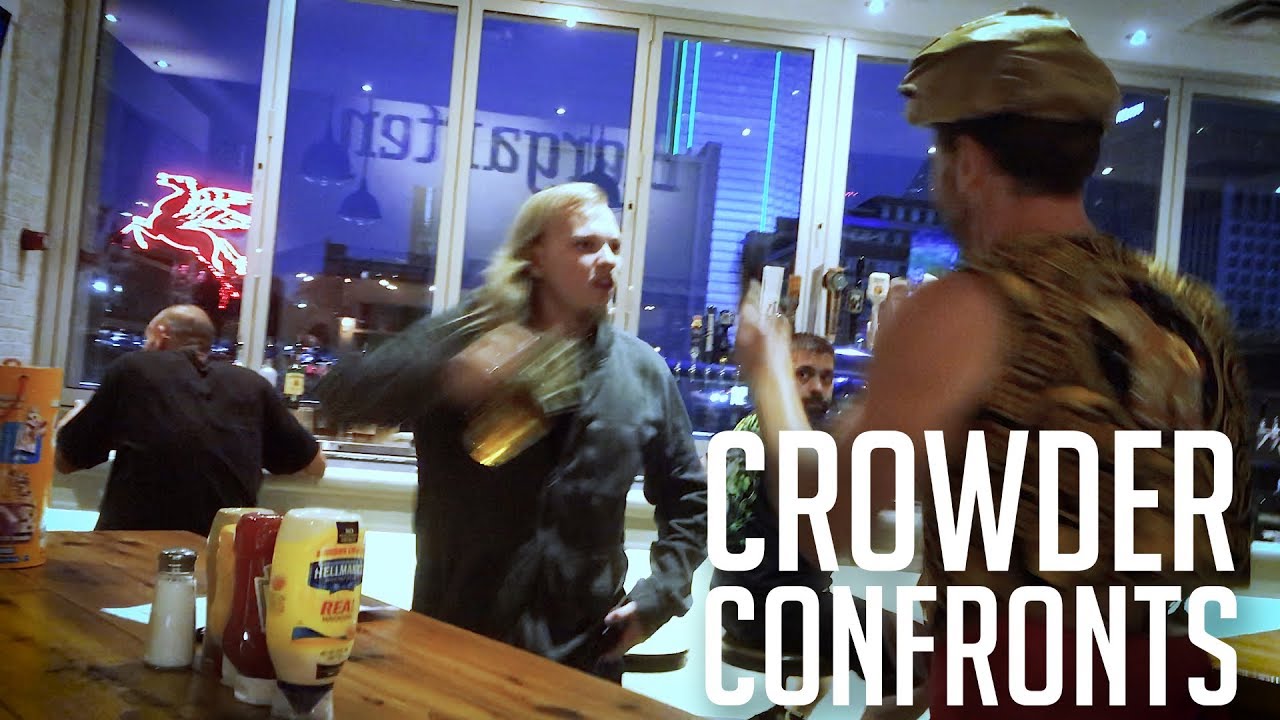 CROWDER CONFRONTS: Violent Antifa &lsquo;ICE&rsquo; Killer! | Louder With Crowder