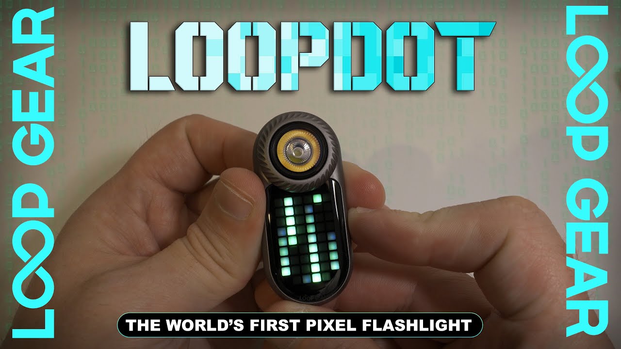 [Prototype] LOOP GEAR LOOPDOT - World's First Pixel Flashlight