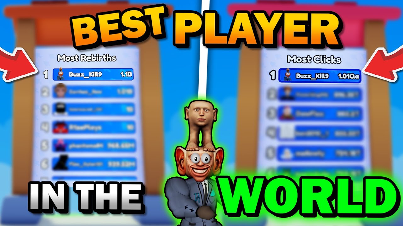 IM the #1 PLAYER in the WORLD!!! 🤩 Clicks/Rebirths | Roblox Clicker Simulator X