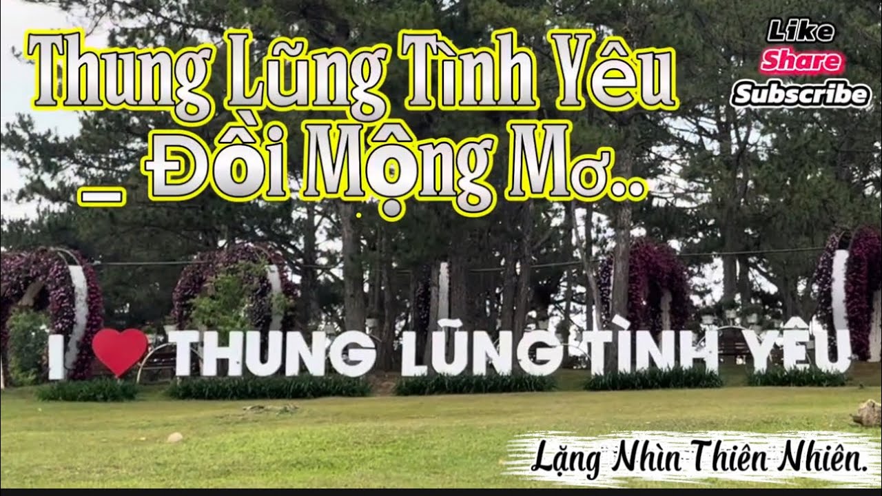 Video 2: Thung Lũng Tình Yêu – điểm đến lãng mạn của  Đà Lạt#cảnhđẹpthiênnhiên 