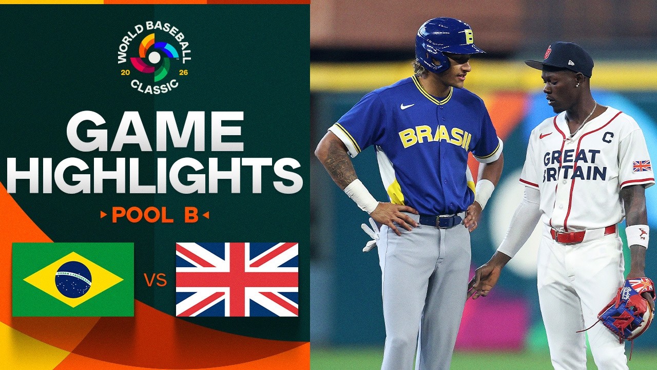 Brazil vs. Great Britain 2026 World Baseball Classic | Game Highlights