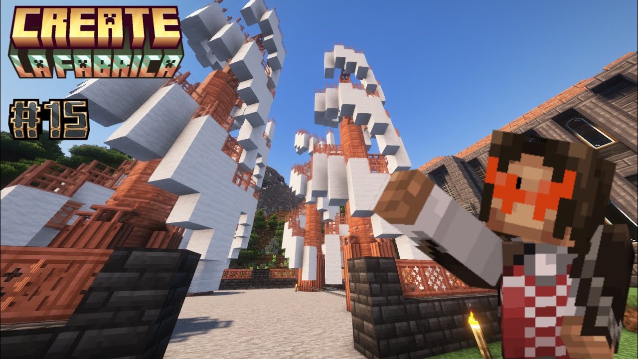 ¡Construí Molinos gigantes en Create! - [Create: La Fábrica] #15
