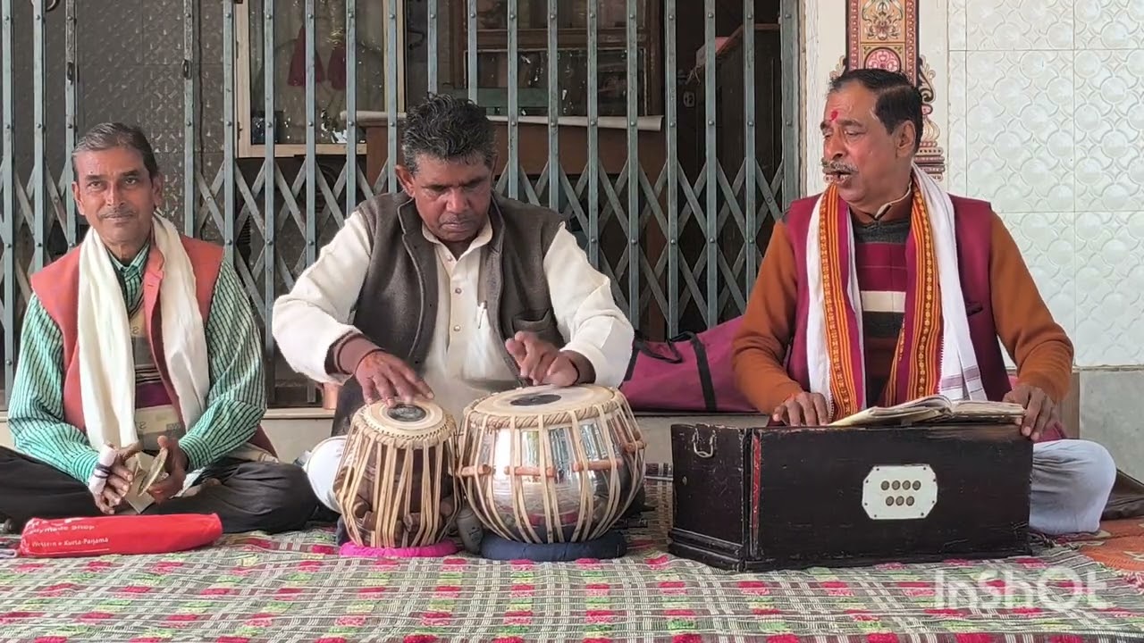 १६१५)बईठकी में #महेंद्र मिश्र | सखी री अबकी होली में |गायक #दिलीपजी तबला #सत्यदेवजी #दीनबंधुजी६.२.२६