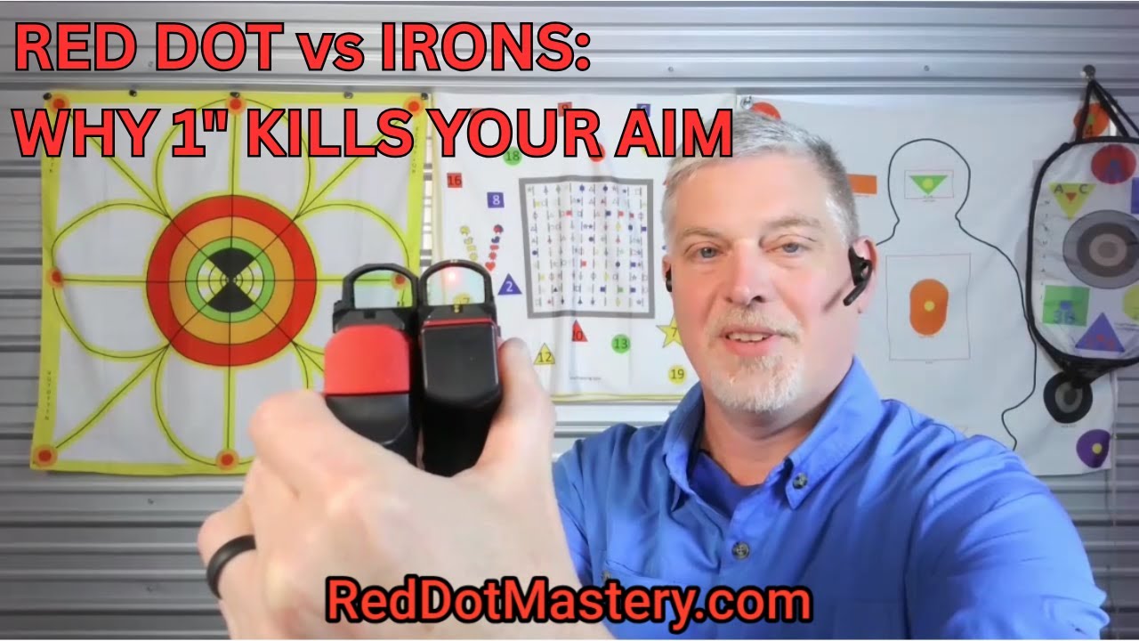 Red Dot vs Iron Sights: The 1-Inch Mistake Ruining Your Presentation