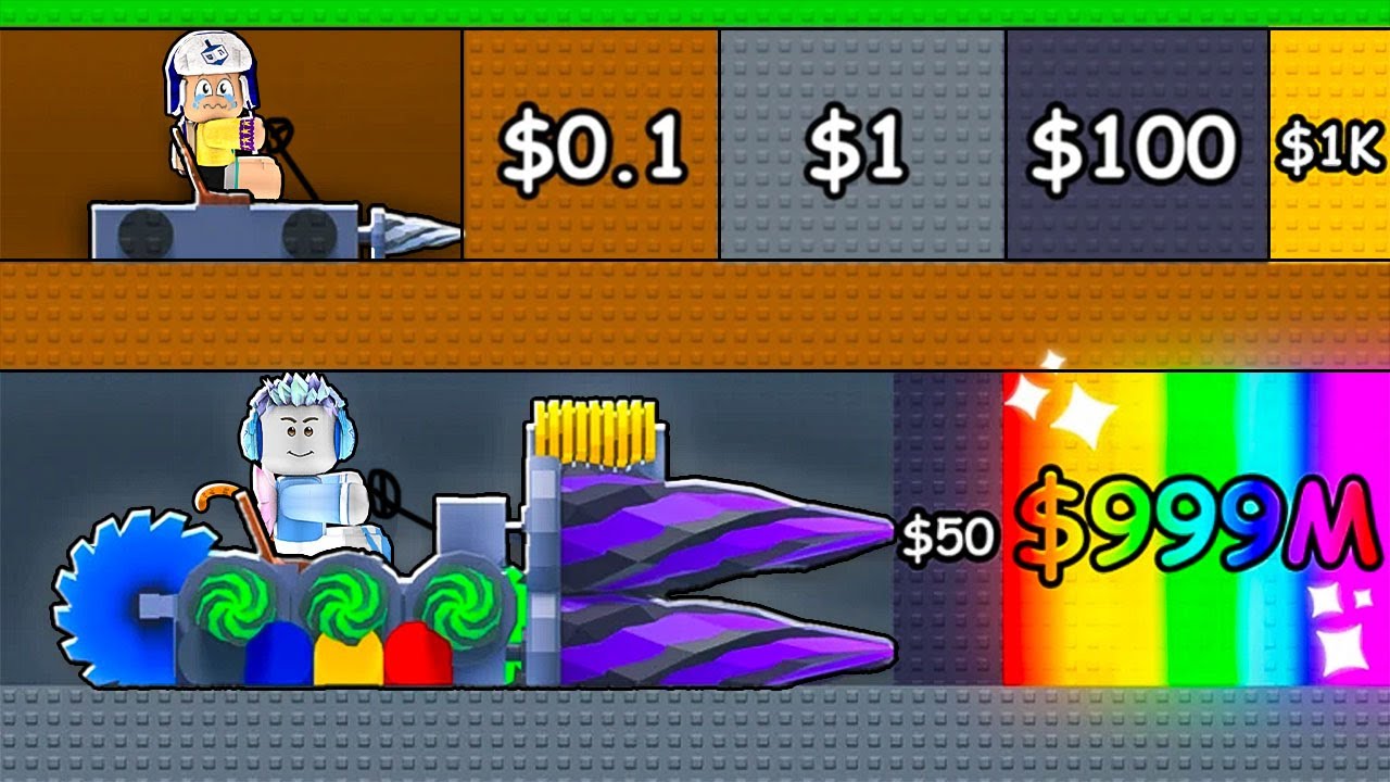 BABY DEL VS MOCIL BUAT MOBIL BOR RAKSAKSA TEMBUS SAMPAI INTI BUMI DI ROBLOX!!