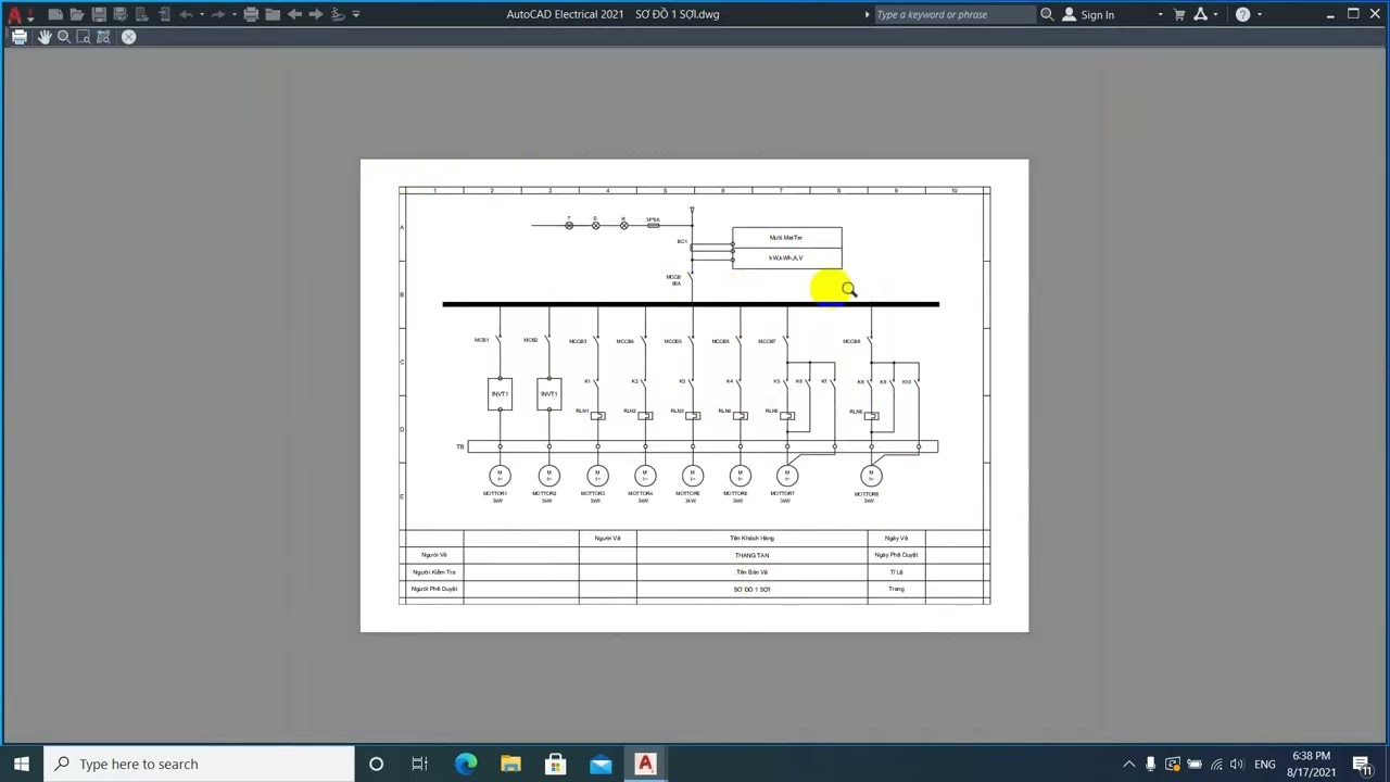 Hướng Dẫn Xuất Report Và In Bản Vẽ Trong AutoCAD Electrical | Chuẩn Hồ Sơ Kỹ Thuật