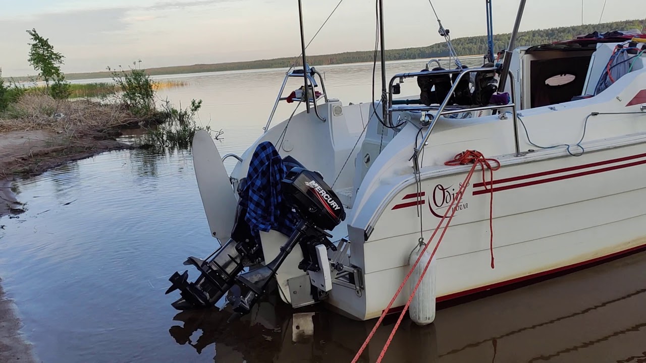 Тестим парусное вооружение лодки Один 820