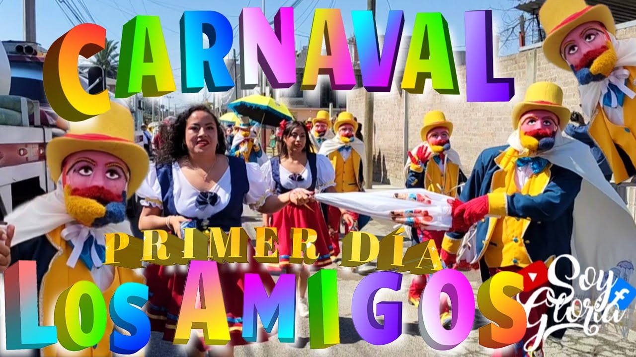 CARNAVAL LOS AMIGOS 2025 San Miguel Tocuila🎭🎩☂️🎉♥️