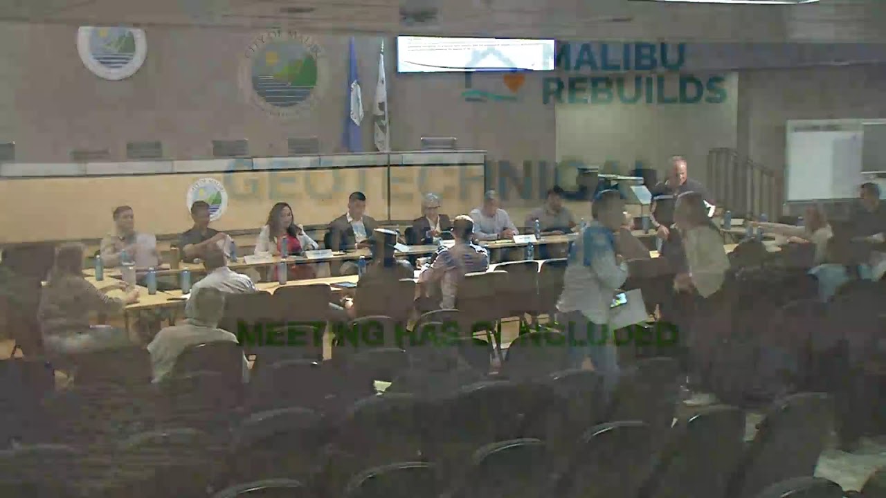 City of Malibu Geotechnical Workshop - January 14, 2026